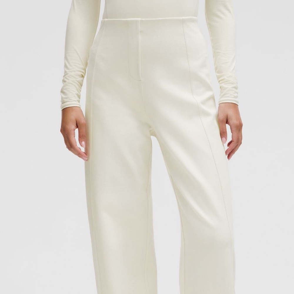 Lululemon Cream Straight Leg Pants